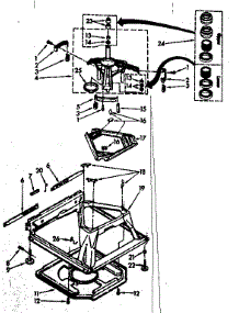 Machine Base Parts parts for Kenmore Washer 110.82671600 (11082671600, 110 82671600) from AppliancePartsPros.com