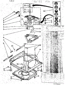Machine Base Parts parts for Kenmore Washer 110.82672710 (11082672710, 110 82672710) from AppliancePartsPros.com