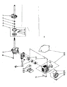 Brake, Clutch, Gearcase, Motor And Pump Parts parts for Kenmore Washer 110.82672720 (11082672720, 110 82672720) from AppliancePartsPros.com