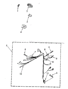 Wiring Harness Parts parts for Kenmore Washer 110.82672810 (11082672810, 110 82672810) from AppliancePartsPros.com