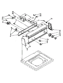 Console Panel Parts parts for Kenmore Washer 110.82672820 (11082672820, 110 82672820) from AppliancePartsPros.com