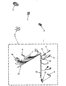 Wiring Harness Parts parts for Kenmore Washer 110.82673120 (11082673120, 110 82673120) from AppliancePartsPros.com