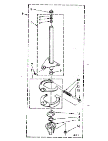 Brake And Drive Tube Parts parts for Kenmore Washer 110.82673300 (11082673300, 110 82673300) from AppliancePartsPros.com