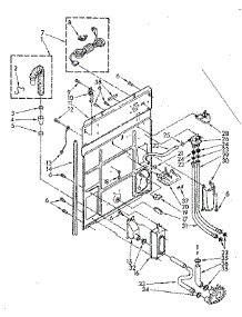 Rear Panel Parts parts for Kenmore Washer 110.82673300 (11082673300, 110 82673300) from AppliancePartsPros.com