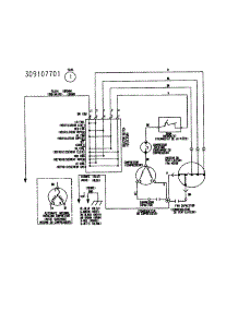 Wiring parts for Kenmore Air Conditioner 253.70093001 (25370093001, 253 70093001) from AppliancePartsPros.com
