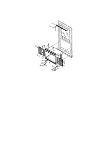 Window Mounting parts for Kenmore Air Conditioner 253.70094000 (25370094000, 253 70094000) from AppliancePartsPros.com