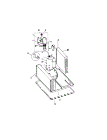 Compressor parts for Kenmore Air Conditioner 253.70103001 (25370103001, 253 70103001) from AppliancePartsPros.com
