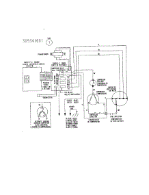 Wiring Diagram parts for Kenmore Air Conditioner 253.70106001 (25370106001, 253 70106001) from AppliancePartsPros.com
