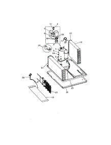 Compressor parts for Kenmore Air Conditioner 253.70107000 (25370107000, 253 70107000) from AppliancePartsPros.com