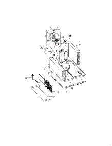 Compressor parts for Kenmore Air Conditioner 253.70107001 (25370107001, 253 70107001) from AppliancePartsPros.com