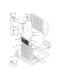 Compressor parts for Kenmore Air Conditioner 253.70124001 (25370124001, 253 70124001) from AppliancePartsPros.com