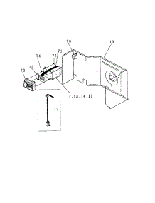 Controls parts for Kenmore Air Conditioner 253.70125000 (25370125000, 253 70125000) from AppliancePartsPros.com