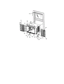 Window Mounting Kit parts for Kenmore Air Conditioner 253.70229000 (25370229000, 253 70229000) from AppliancePartsPros.com