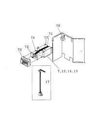 Controls parts for Kenmore Air Conditioner 253.70299000 (25370299000, 253 70299000) from AppliancePartsPros.com