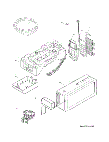 Ice Maker parts for Kenmore Refrigerator 253.70313210 (25370313210, 253 70313210) from AppliancePartsPros.com