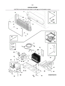 Cooling System parts for Kenmore Refrigerator 253.70412419 (25370412419, 253 70412419) from AppliancePartsPros.com