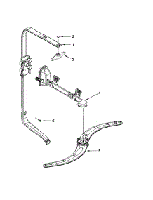 Upper Wash And Rinse Parts parts for Kenmore Dishwasher 665.13032K111 (66513032K111, 665 13032K111) from AppliancePartsPros.com