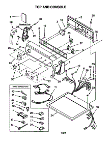 Top And Console parts for Kenmore Dryer 110.79912990 (11079912990, 110 79912990) from AppliancePartsPros.com