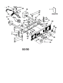 Washer / Dryer Control Panel parts for Kenmore Washer Dryer Combo 110.80754000 (11080754000, 110 80754000) from AppliancePartsPros.com