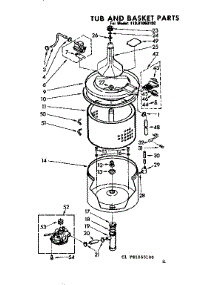 Tub And Basket Parts parts for Kenmore Washer 110.81060100 (11081060100, 110 81060100) from AppliancePartsPros.com