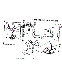 Water System Parts parts for Kenmore Washer 110.81080100 (11081080100, 110 81080100) from AppliancePartsPros.com