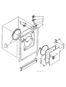 Panel And Door Parts parts for Kenmore Dryer 110.86879100 (11086879100, 110 86879100) from AppliancePartsPros.com