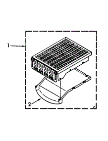 Dry Rack Parts parts for Kenmore Dryer 110.86884300 (11086884300, 110 86884300) from AppliancePartsPros.com