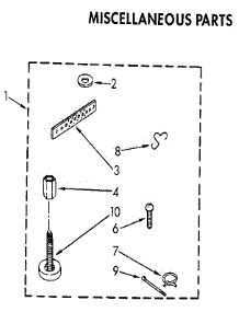 Miscellaneous parts for Kenmore Washer 110.91121110 (11091121110, 110 91121110) from AppliancePartsPros.com