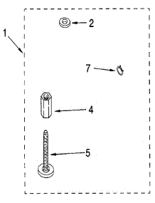 Miscellaneous parts for Kenmore Washer 110.91250100 (11091250100, 110 91250100) from AppliancePartsPros.com