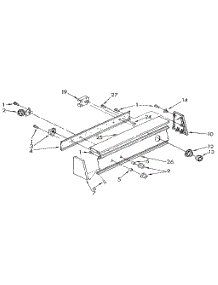 Control Panel parts for Kenmore Washer 110.91278800 (11091278800, 110 91278800) from AppliancePartsPros.com