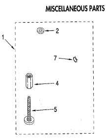 Miscellaneous parts for Kenmore Washer 110.91310100 (11091310100, 110 91310100) from AppliancePartsPros.com