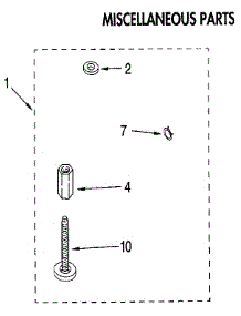 Miscellaneous parts for Kenmore Washer 110.91320100 (11091320100, 110 91320100) from AppliancePartsPros.com