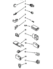 Wiring Harness Parts parts for Kenmore Washer 110.91520100 (11091520100, 110 91520100) from AppliancePartsPros.com