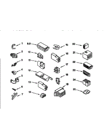 Wiring Harness parts for Kenmore Washer 110.91521200 (11091521200, 110 91521200) from AppliancePartsPros.com
