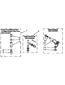 Water System Parts parts for Kenmore Washer 110.91550100 (11091550100, 110 91550100) from AppliancePartsPros.com