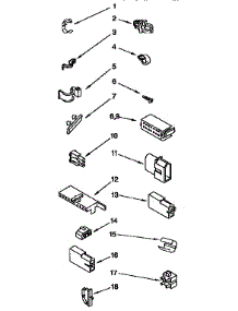 Wiring Harness Parts parts for Kenmore Washer 110.91550100 (11091550100, 110 91550100) from AppliancePartsPros.com