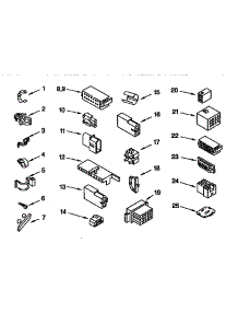 Wiring Harness parts for Kenmore Washer 110.91554100 (11091554100, 110 91554100) from AppliancePartsPros.com