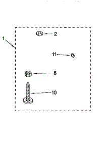Miscellaneous parts for Kenmore Washer 110.91554110 (11091554110, 110 91554110) from AppliancePartsPros.com