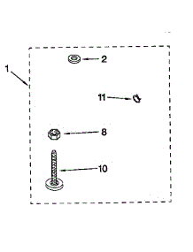 Miscellaneous parts for Kenmore Washer 110.91554200 (11091554200, 110 91554200) from AppliancePartsPros.com