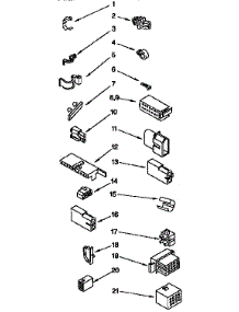 Miscellaneous parts for Kenmore Washer 110.91564100 (11091564100, 110 91564100) from AppliancePartsPros.com