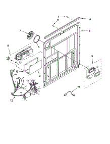 Door And Latch Parts parts for Kenmore Dishwasher 665.13832K601 (66513832K601, 665 13832K601) from AppliancePartsPros.com