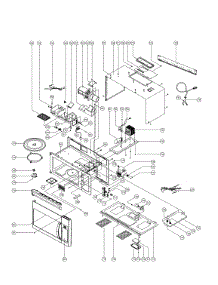 Total Assembly parts for Kenmore Microwave/Hood Combo 111.83509910 (11183509910, 111 83509910) from AppliancePartsPros.com