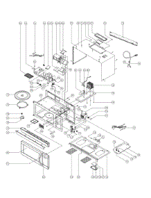 Total Assembly parts for Kenmore Microwave/Hood Combo 111.83513910 (11183513910, 111 83513910) from AppliancePartsPros.com