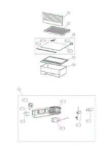 Inner Parts / Control Box parts for Kenmore Refrigerator 111.99091810 (11199091810, 111 99091810) from AppliancePartsPros.com