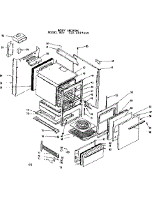 Body Section parts for Kenmore Range 119.6027810 (1196027810, 119 6027810) from AppliancePartsPros.com