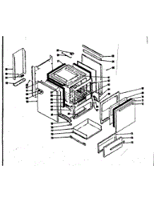 Body Section parts for Kenmore Range 119.6447210 (1196447210, 119 6447210) from AppliancePartsPros.com
