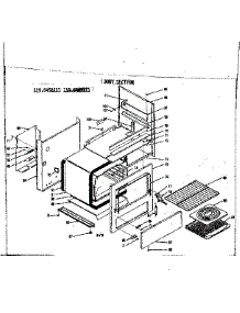 Body Section parts for Kenmore Range 119.6468111 (1196468111, 119 6468111) from AppliancePartsPros.com