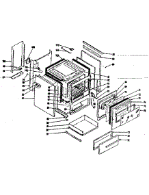 Body Section parts for Kenmore Range 119.6487240 (1196487240, 119 6487240) from AppliancePartsPros.com