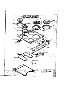Main Top And Oven Units parts for Kenmore Range 119.6488111 (1196488111, 119 6488111) from AppliancePartsPros.com