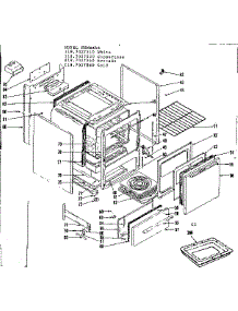 Body Section parts for Kenmore Range 119.7027510 (1197027510, 119 7027510) from AppliancePartsPros.com